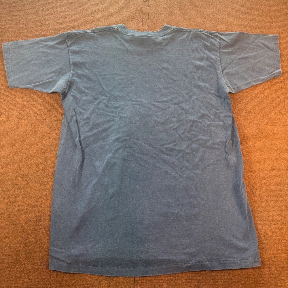 Vintage Pepsi Graphic T-Shirt Mens L XL Blue Faded 100 Percent Guaranteed Tee - Picture 6 of 7